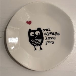 Natural Life Owl Trinket Dish
